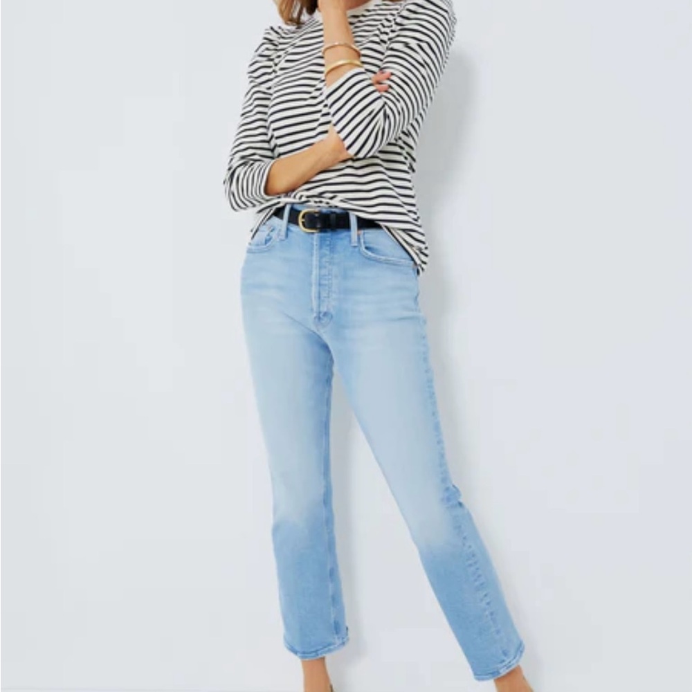 MOTHER Tripper Ankle Jeans in Cat Daddy Blue Size 27